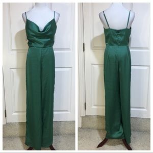 New Lovers + Friends green jumpsuit